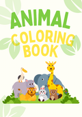 🦁 Libro para Colorear de Animalitos Tiernos (Animal Coloring Book) – Descarga Digital en PDF