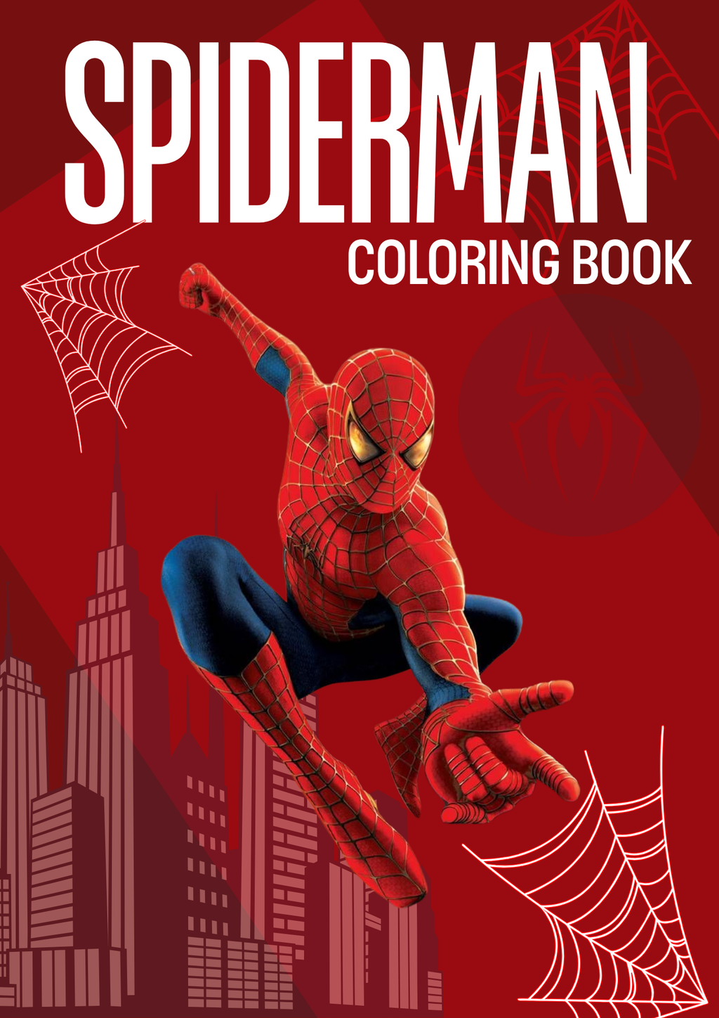 🕷️ Libro para Colorear de Spider-Man (Spider-Man Coloring Book) – Descarga Digital en PDF